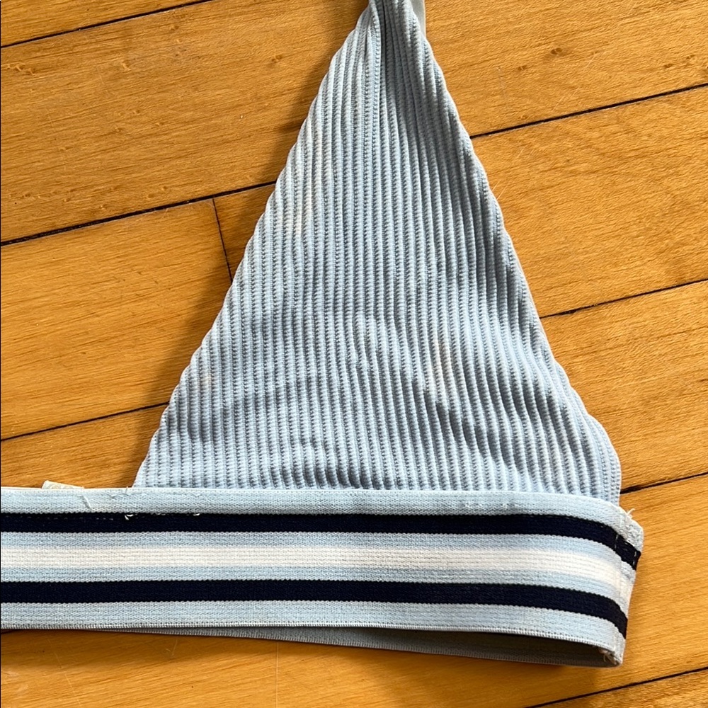 Levitate Tiny Blue Triangle Bikini Top - image 3